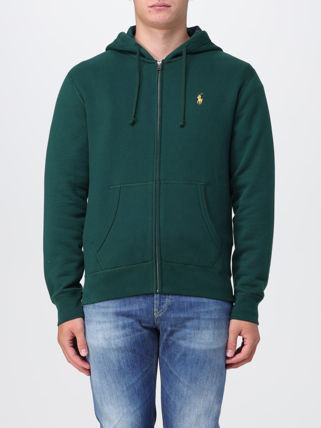 POLO RALPH LAUREN: Sweatshirt men - Green  POLO RALPH LAUREN sweatshirt  710853207 online at