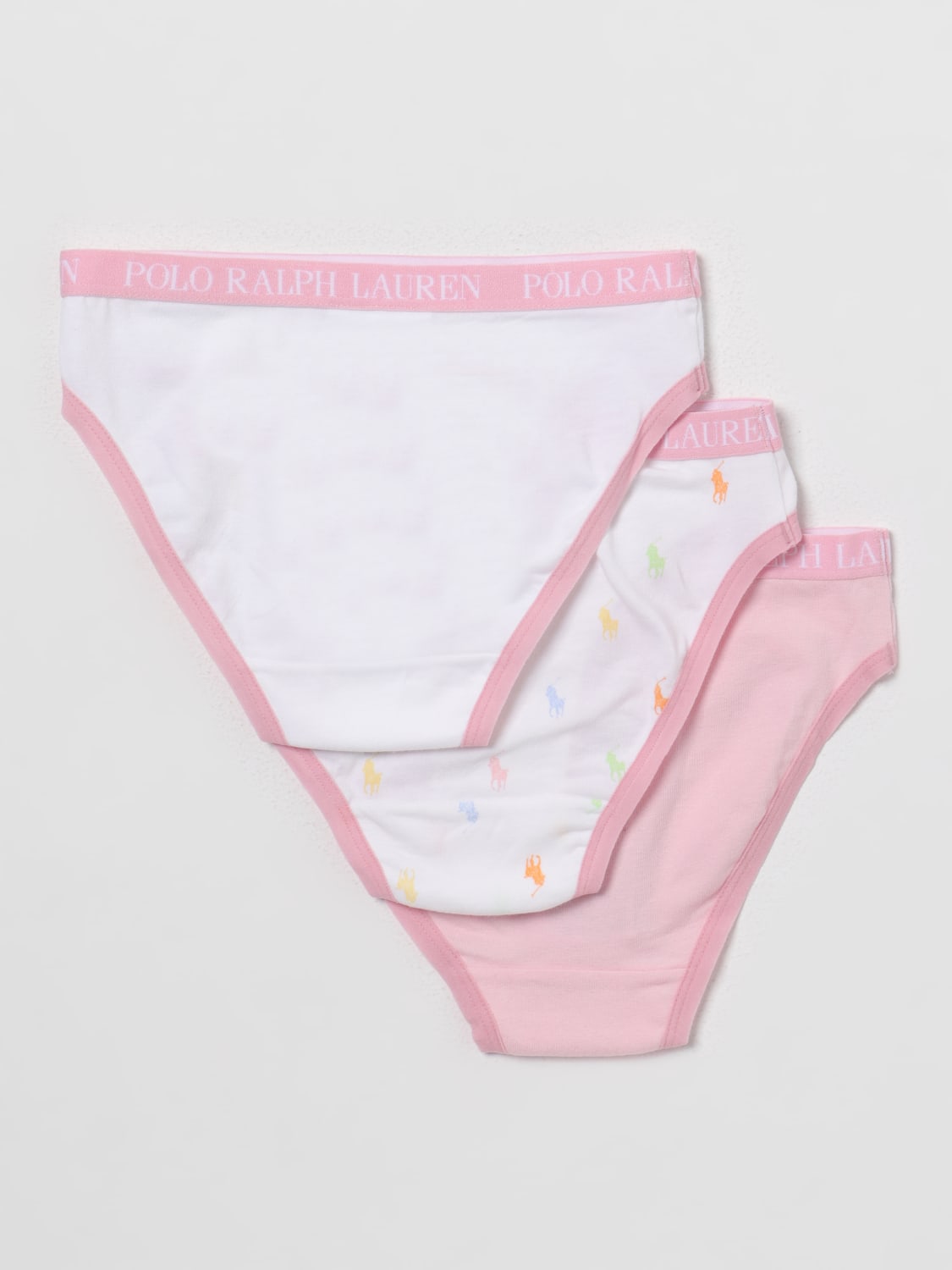 POLO RALPH LAUREN: Underwear kids - Pink  POLO RALPH LAUREN underwear  23WMRL4P5003 online at