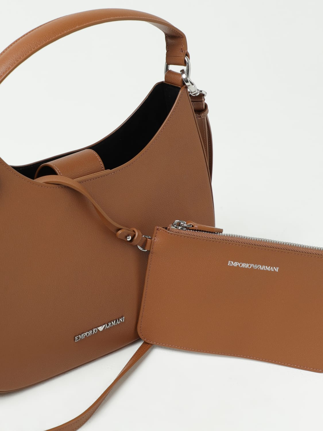 EMPORIO ARMANI bag in micro grain synthetic leather Leather