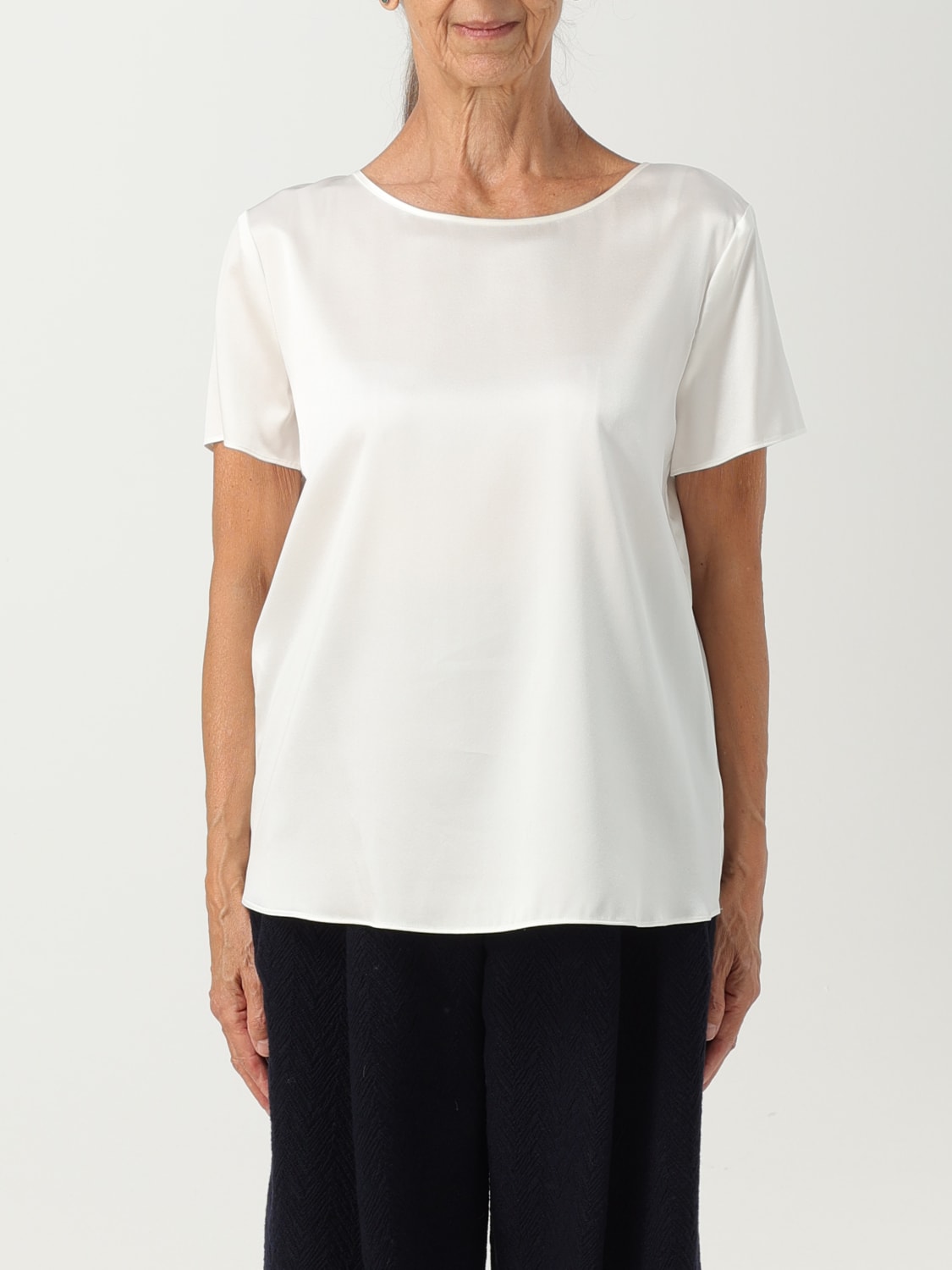 Emporio armani silk clearance blouse