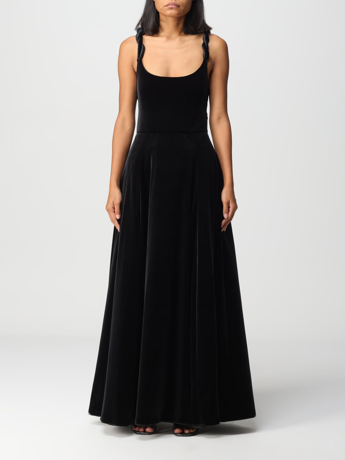 EMPORIO ARMANI velvet dress Black EMPORIO ARMANI dress