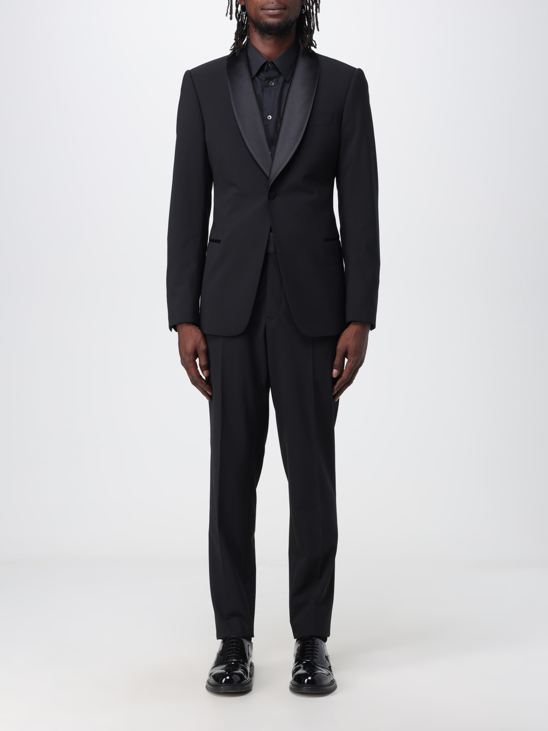EMPORIO ARMANI: Suit men - Black | EMPORIO ARMANI suit H41VB801506 ...
