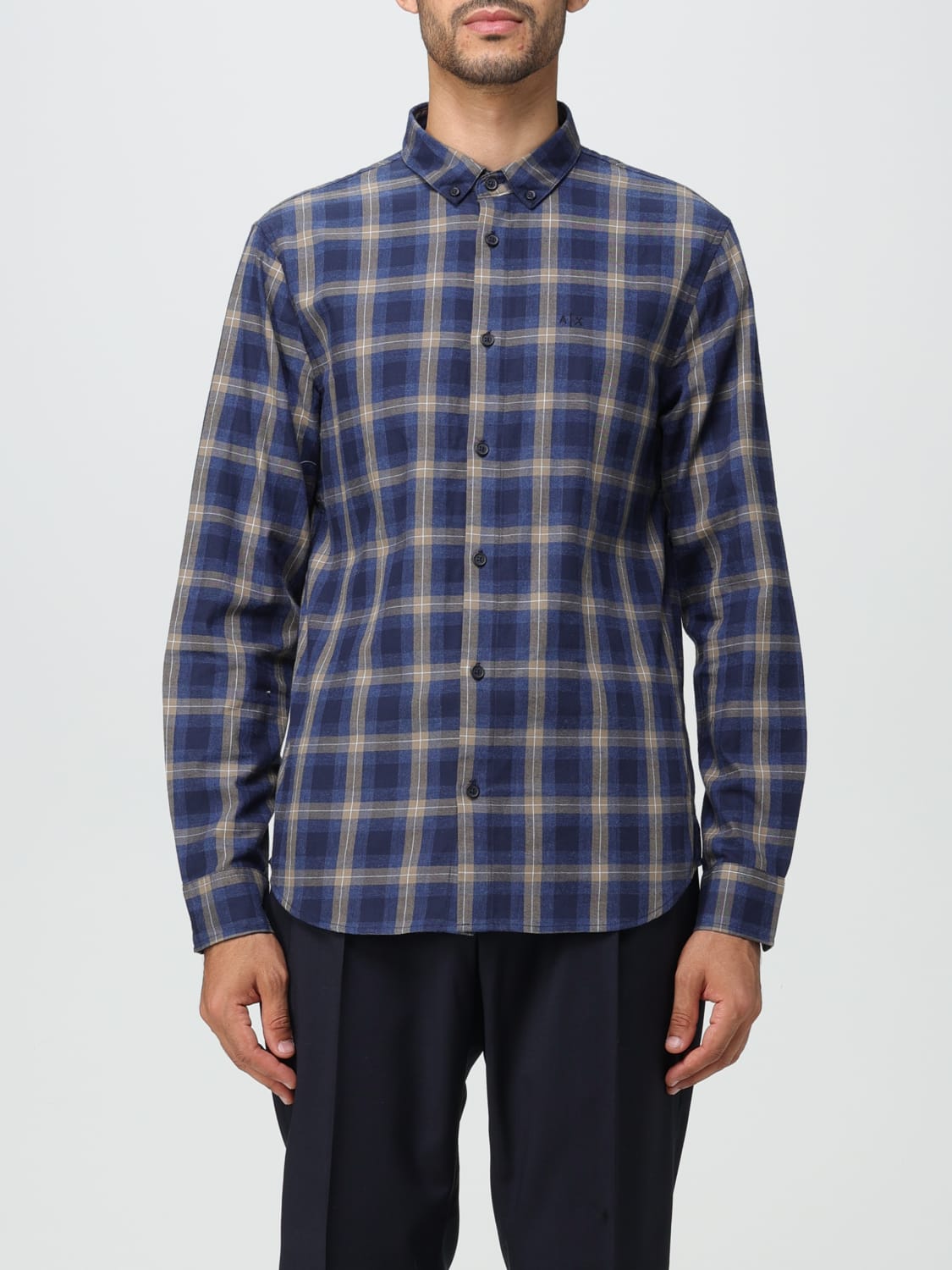 ARMANI EXCHANGE Camisa hombre Azul Oscuro Camisa ARMANI