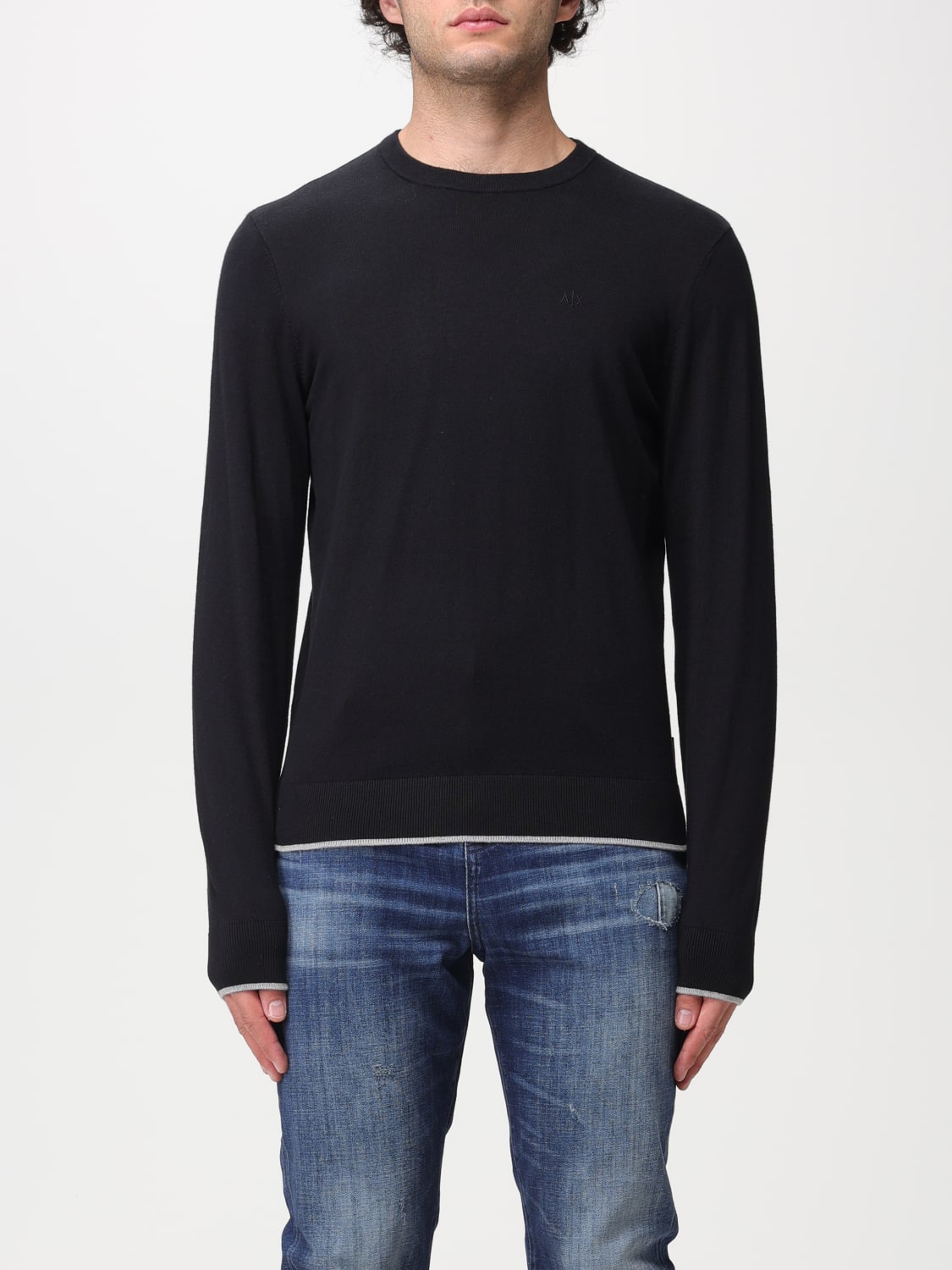 ARMANI EXCHANGE Sweater men Black ARMANI EXCHANGE sweater