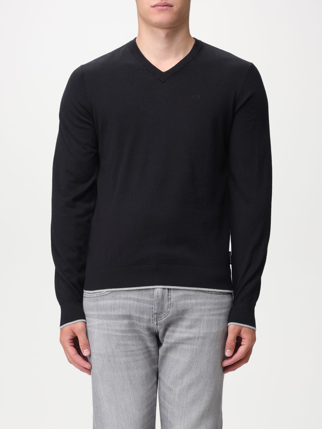 ARMANI EXCHANGE Sweater men Black ARMANI EXCHANGE sweater