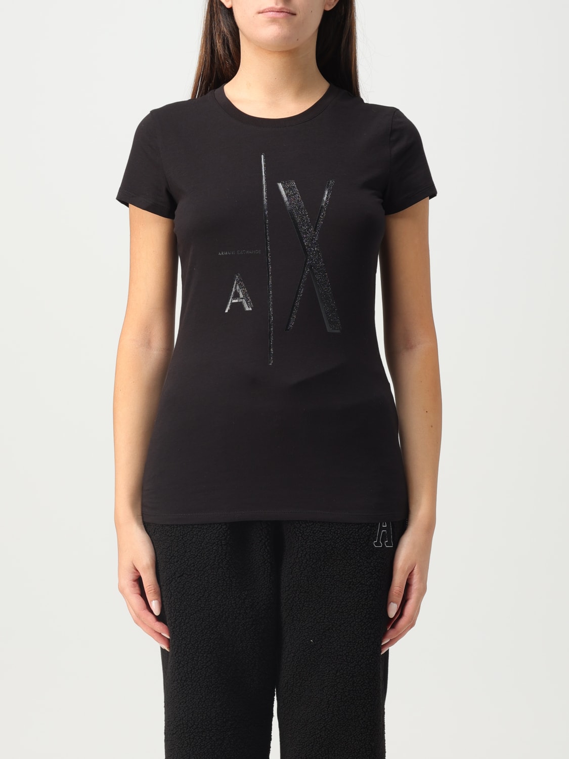 ARMANI EXCHANGE Camiseta mujer Negro Camiseta ARMANI EXCHANGE