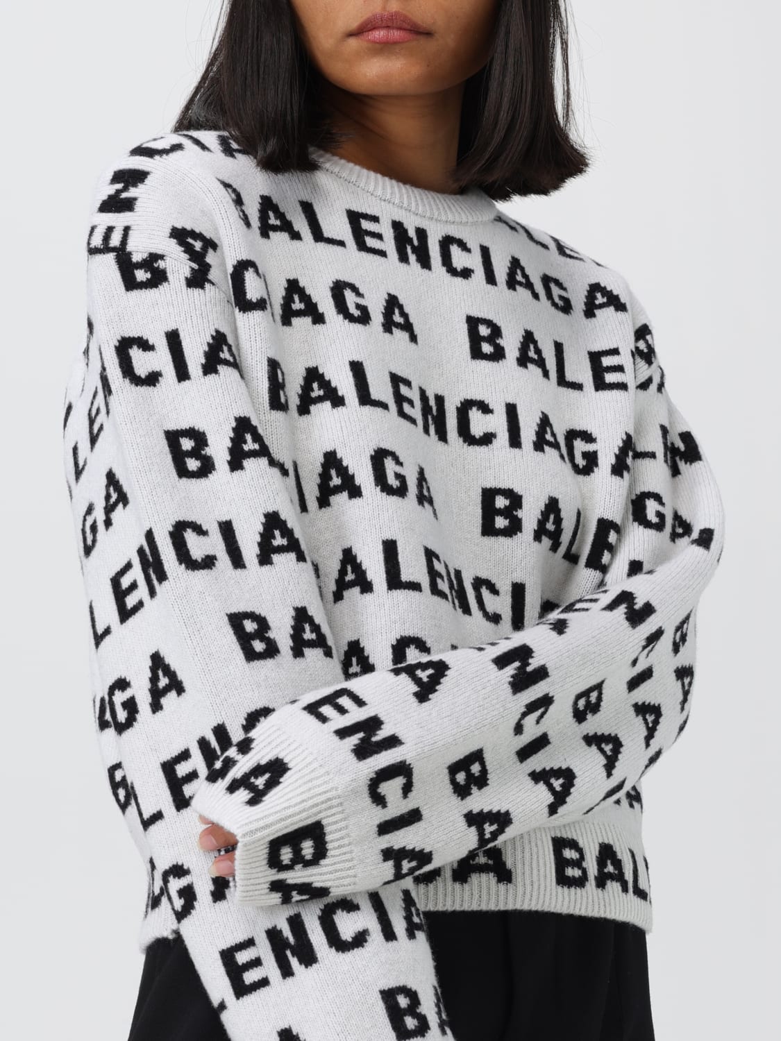 Balenciaga logo sweater - Grey