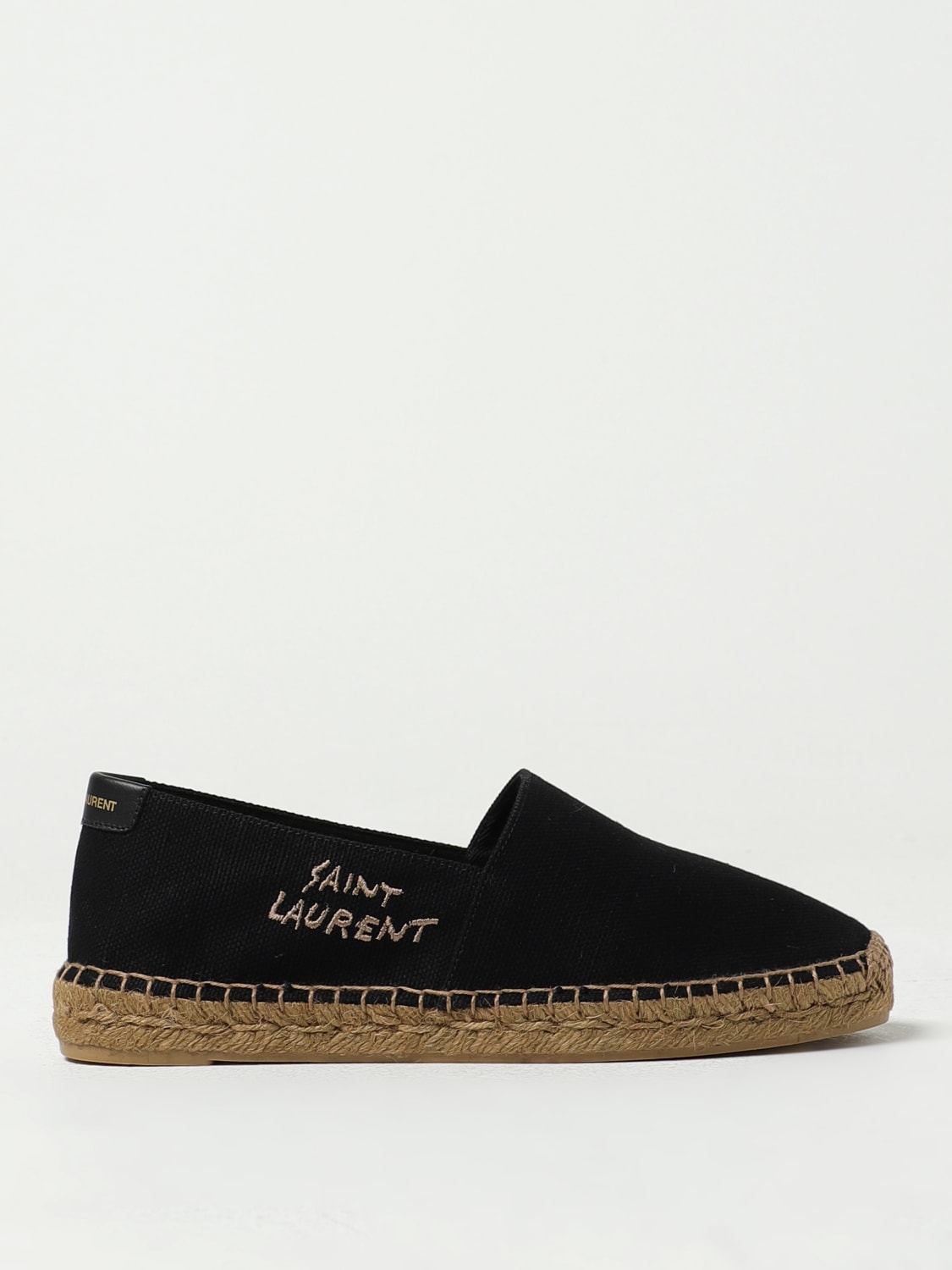 Saint laurent logo embroidered 2024 espadrilles