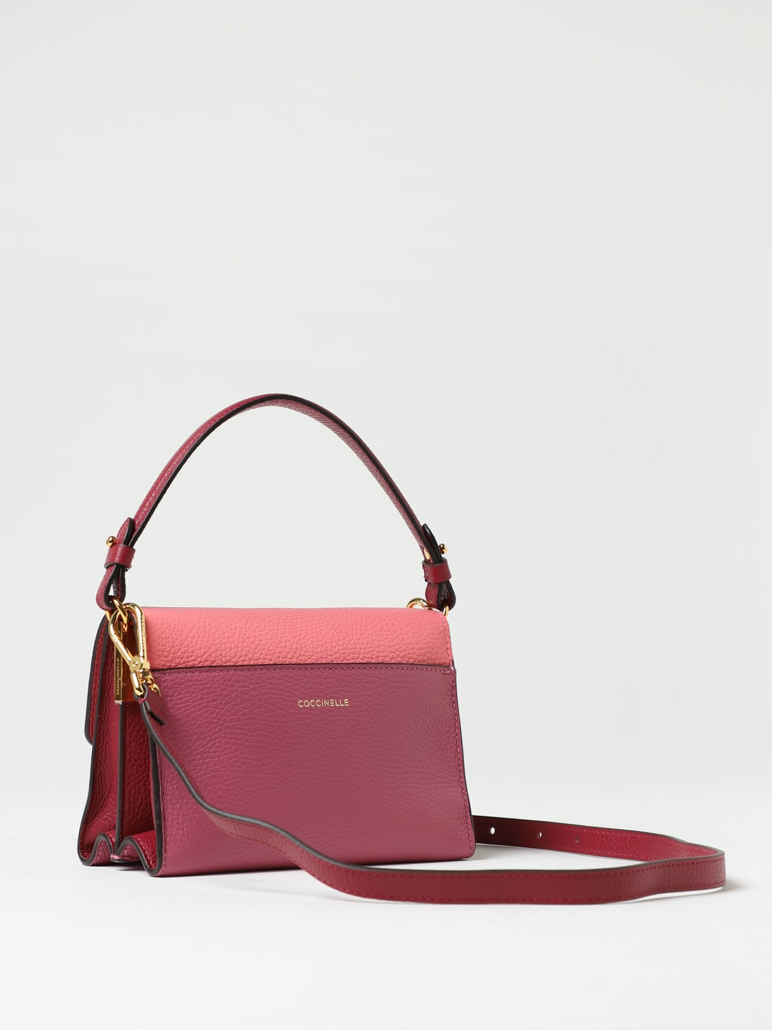 COCCINELLE Bolso de hombro mujer Rosa P lido Mini Bolso