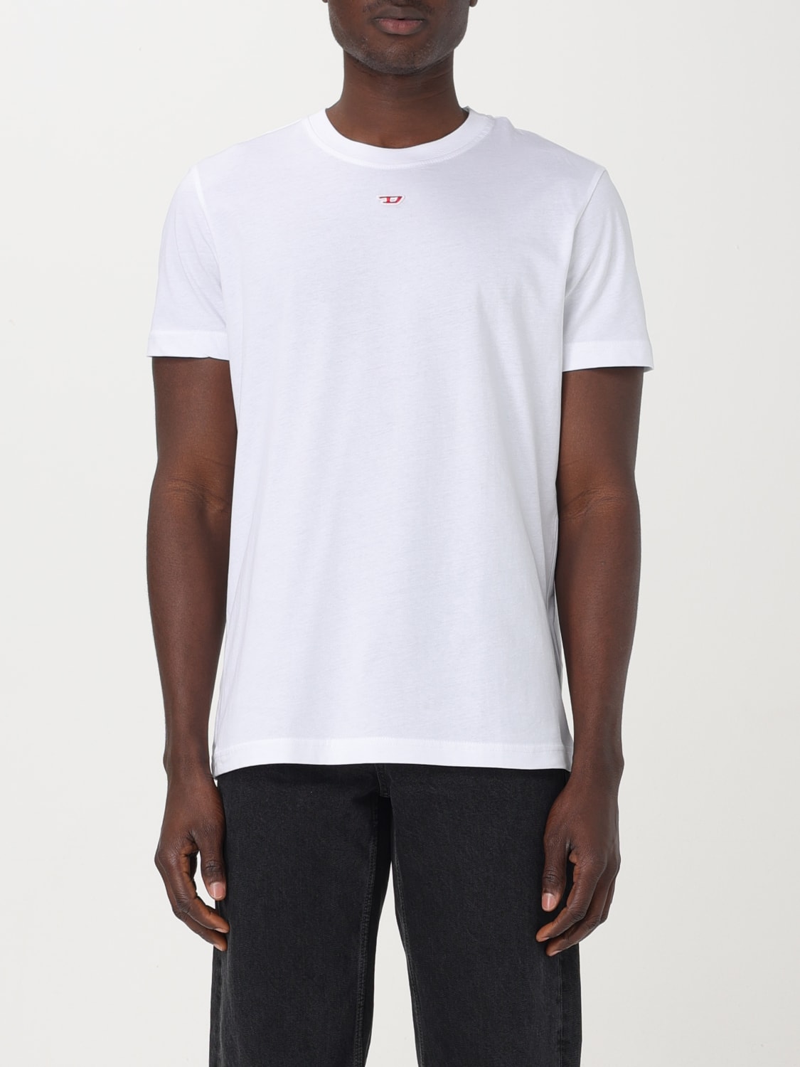 DIESEL：Tシャツ メンズ - ホワイト | GIGLIO.COMオンラインのDIESEL T ...