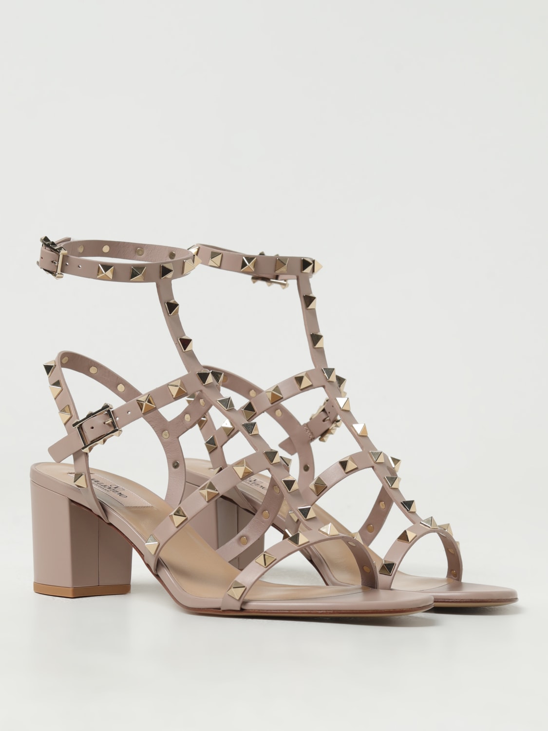 Valentino block best sale heel rockstud