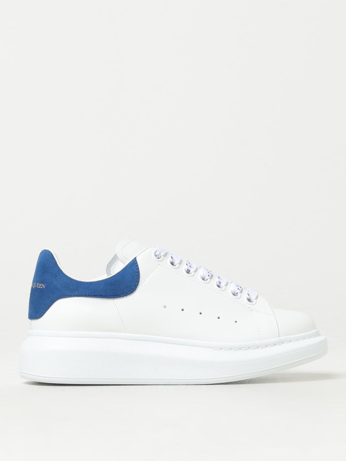 ALEXANDER MCQUEEN Larry leather sneakers Blue Alexander