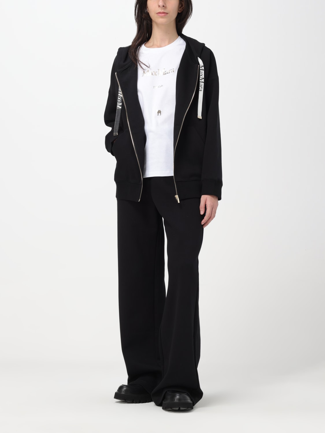 Max Mara Women's Black Alcide Straight Pants Size 8 NWT – Walk Into Fashion