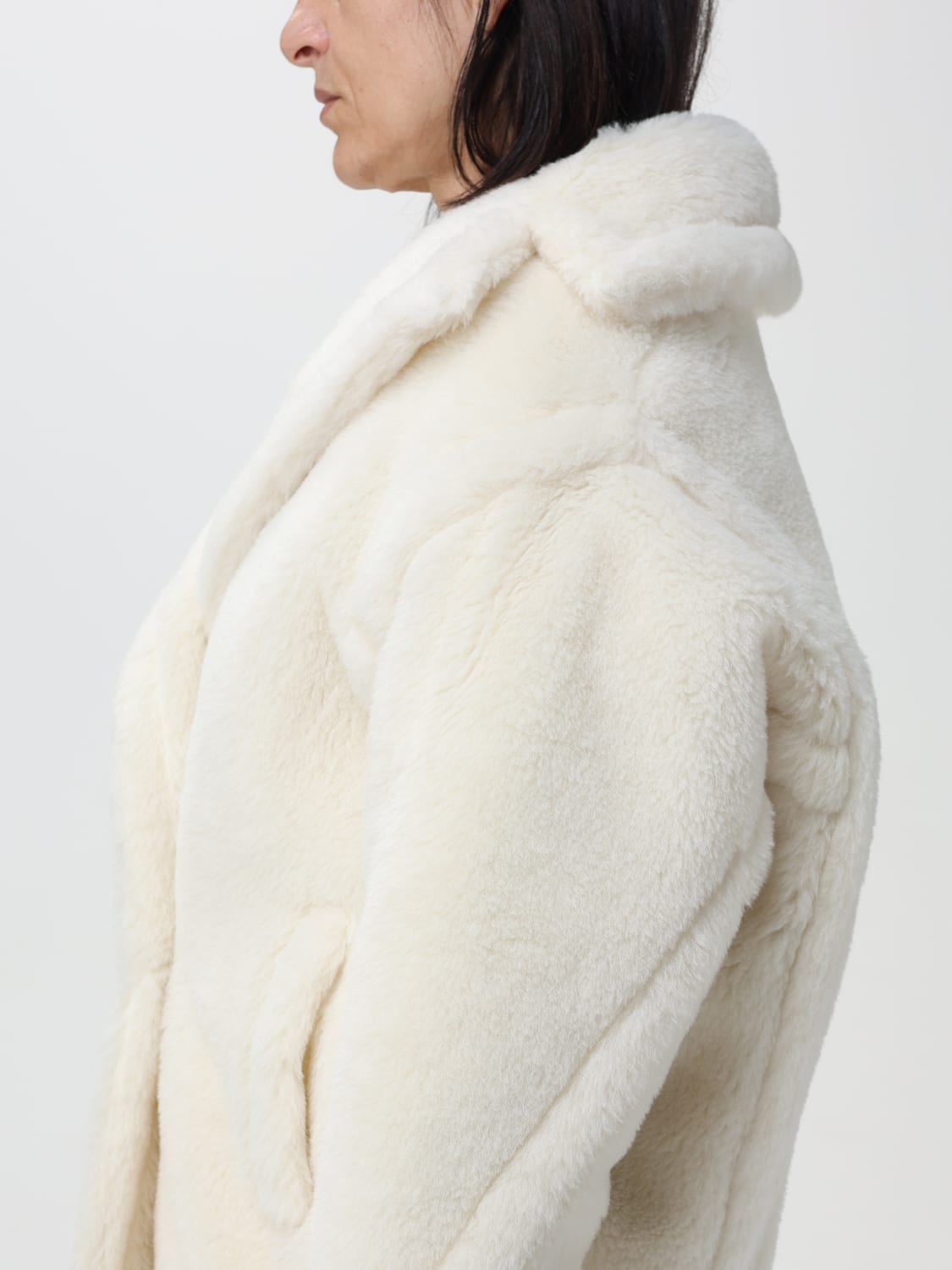 Max mara clearance faux fur coat