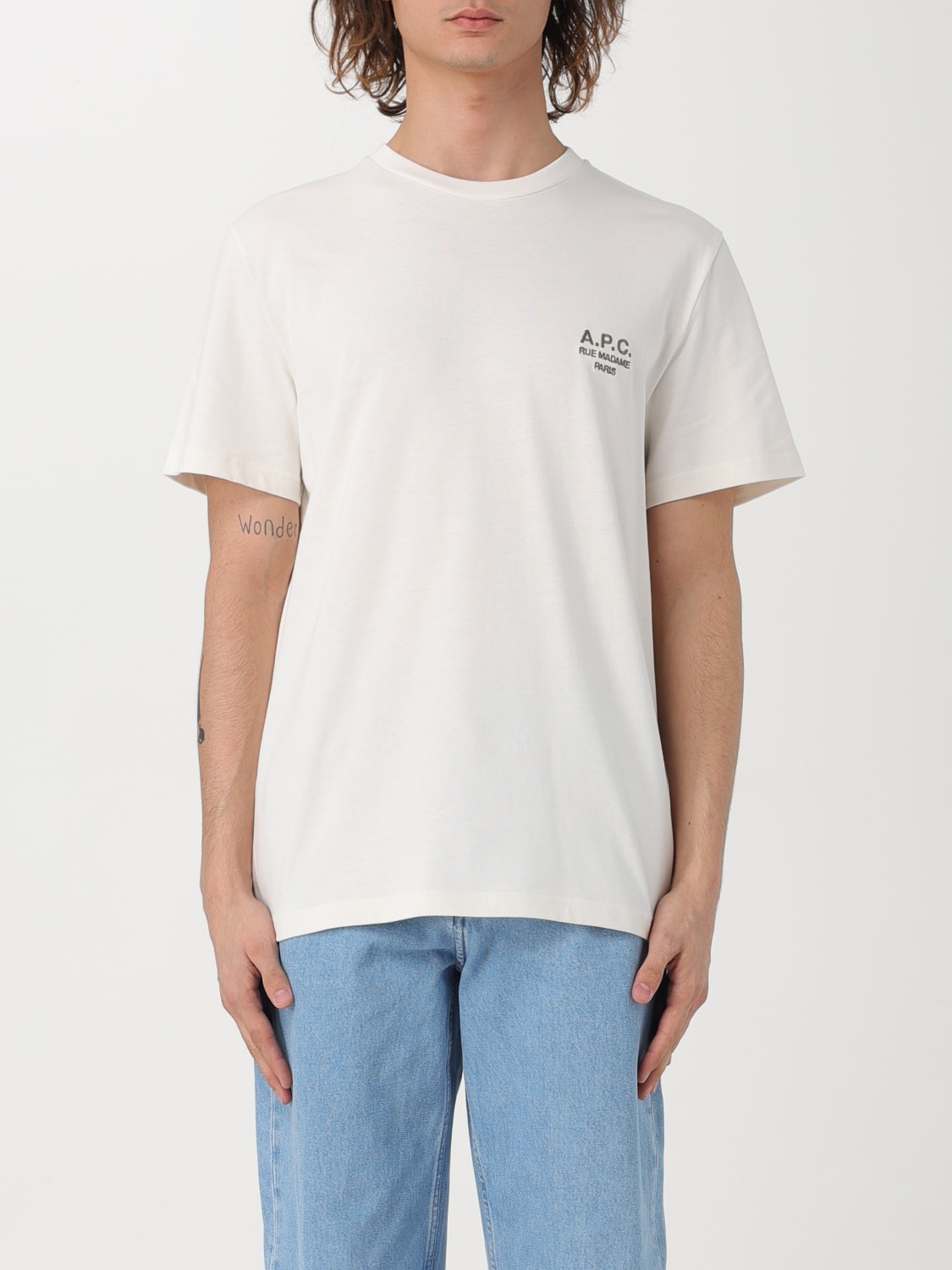 A.P.C.：Tシャツ メンズ - ホワイト | GIGLIO.COMオンラインのA.P.C. T 