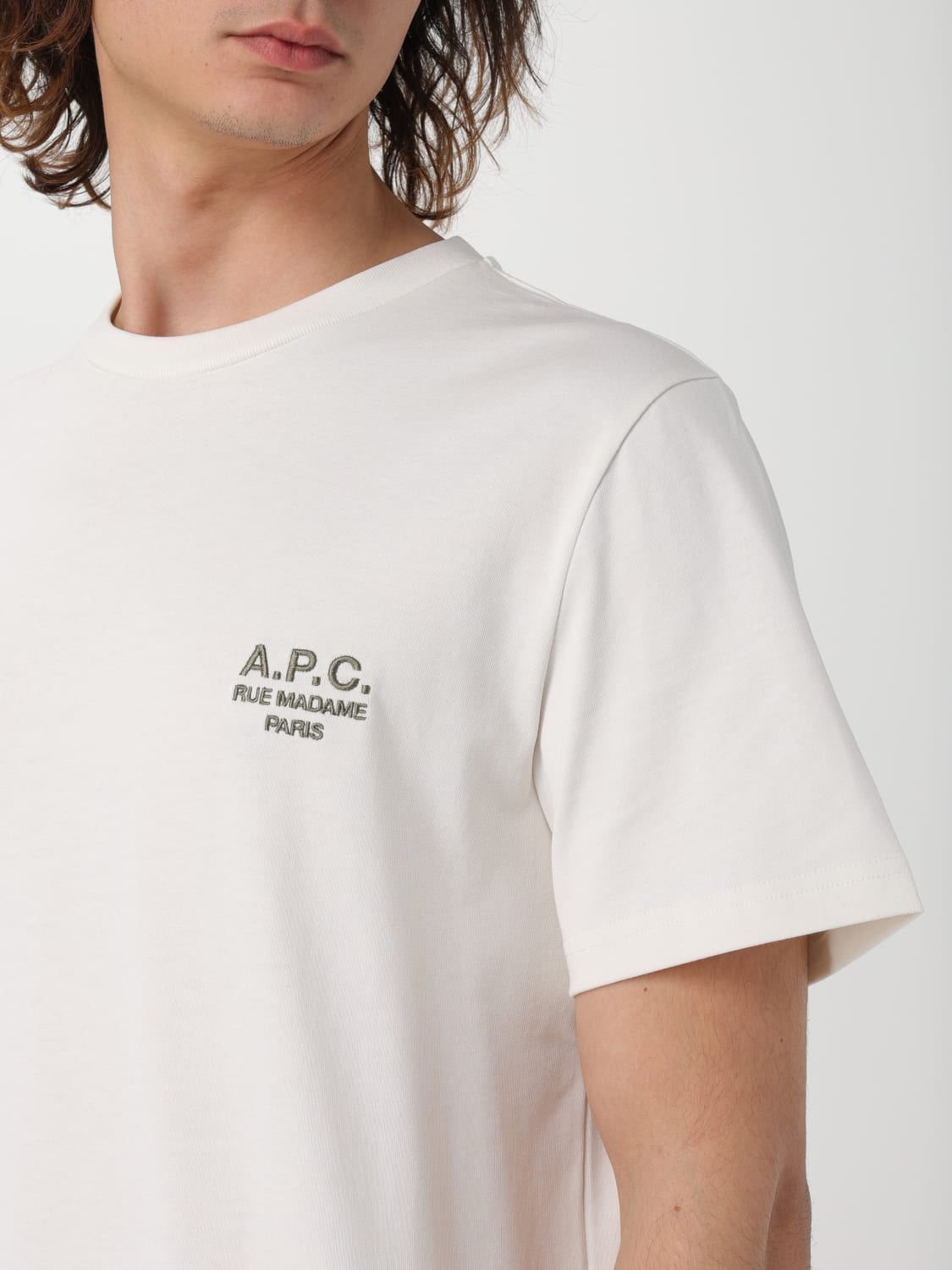 A.P.C.：Tシャツ メンズ - ホワイト | GIGLIO.COMオンラインのA.P.C. T 