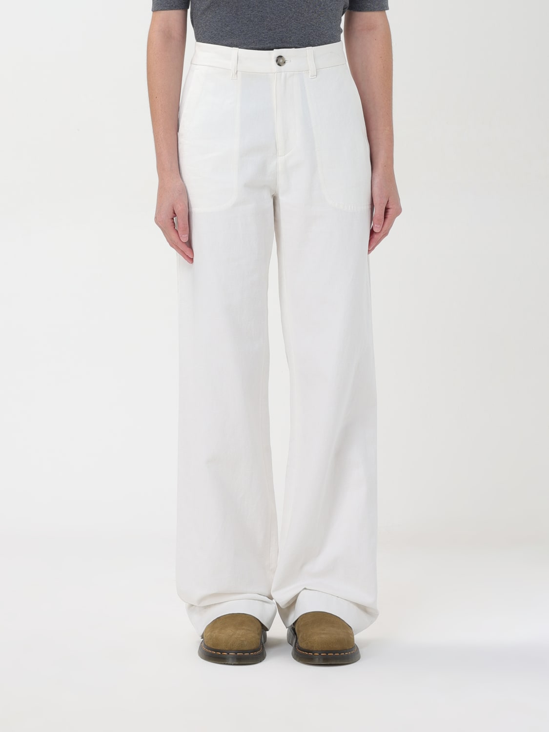 A.P.C. Pantalon femme Blanc Pantalon A.P.C. COGXTF08433 en