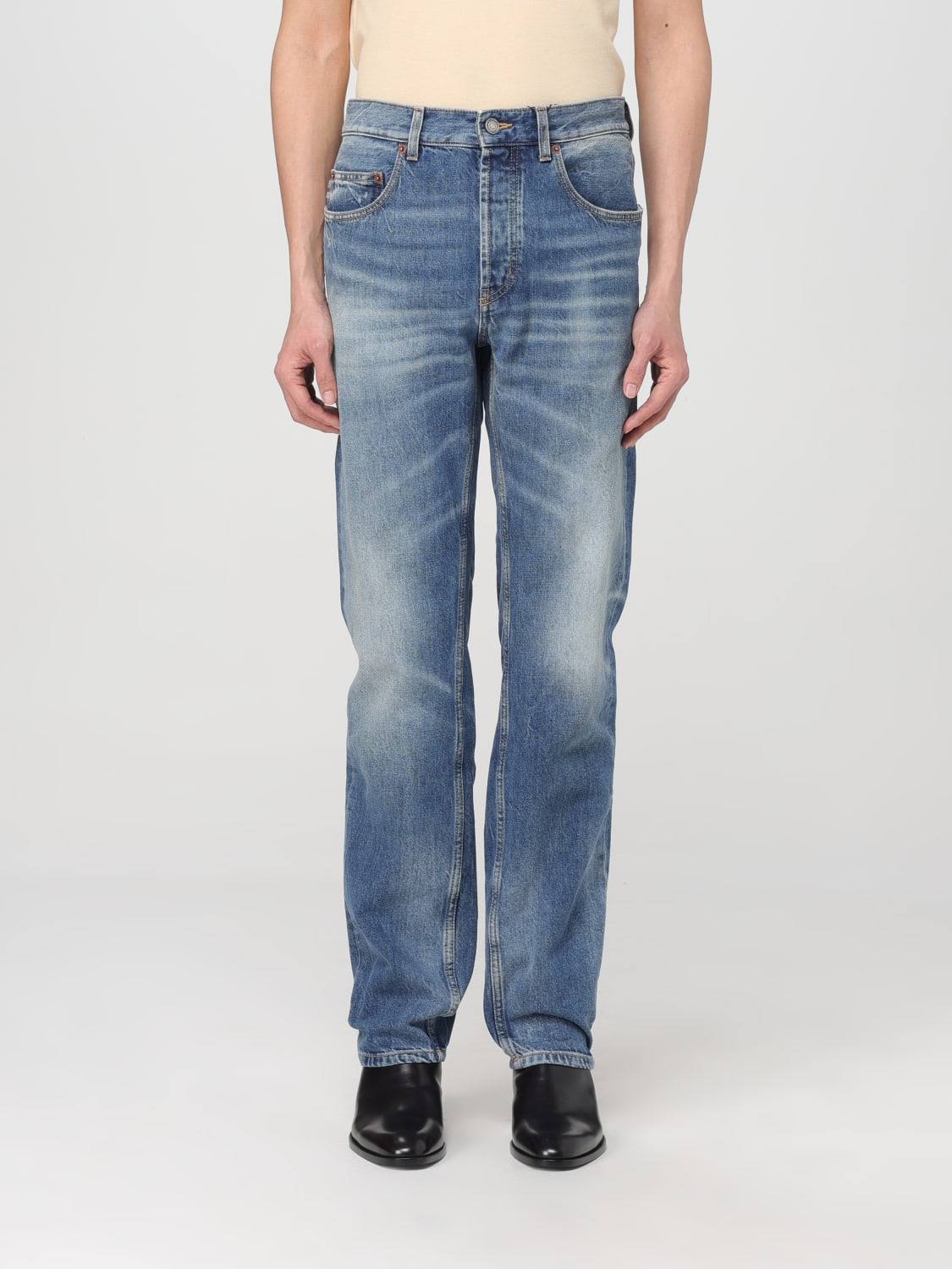 SAINT LAURENT: Jeans men - Denim | SAINT LAURENT jeans 757190Y09XB ...