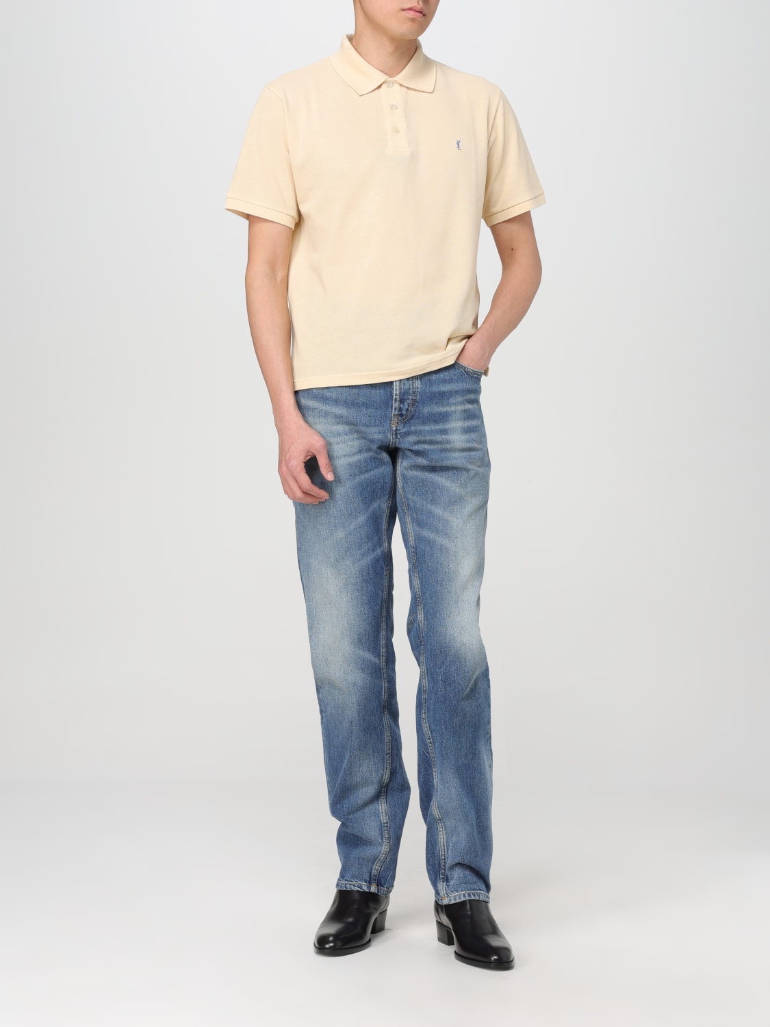 SAINT LAURENT: Jeans men - Denim | SAINT LAURENT jeans 757190Y09XB ...