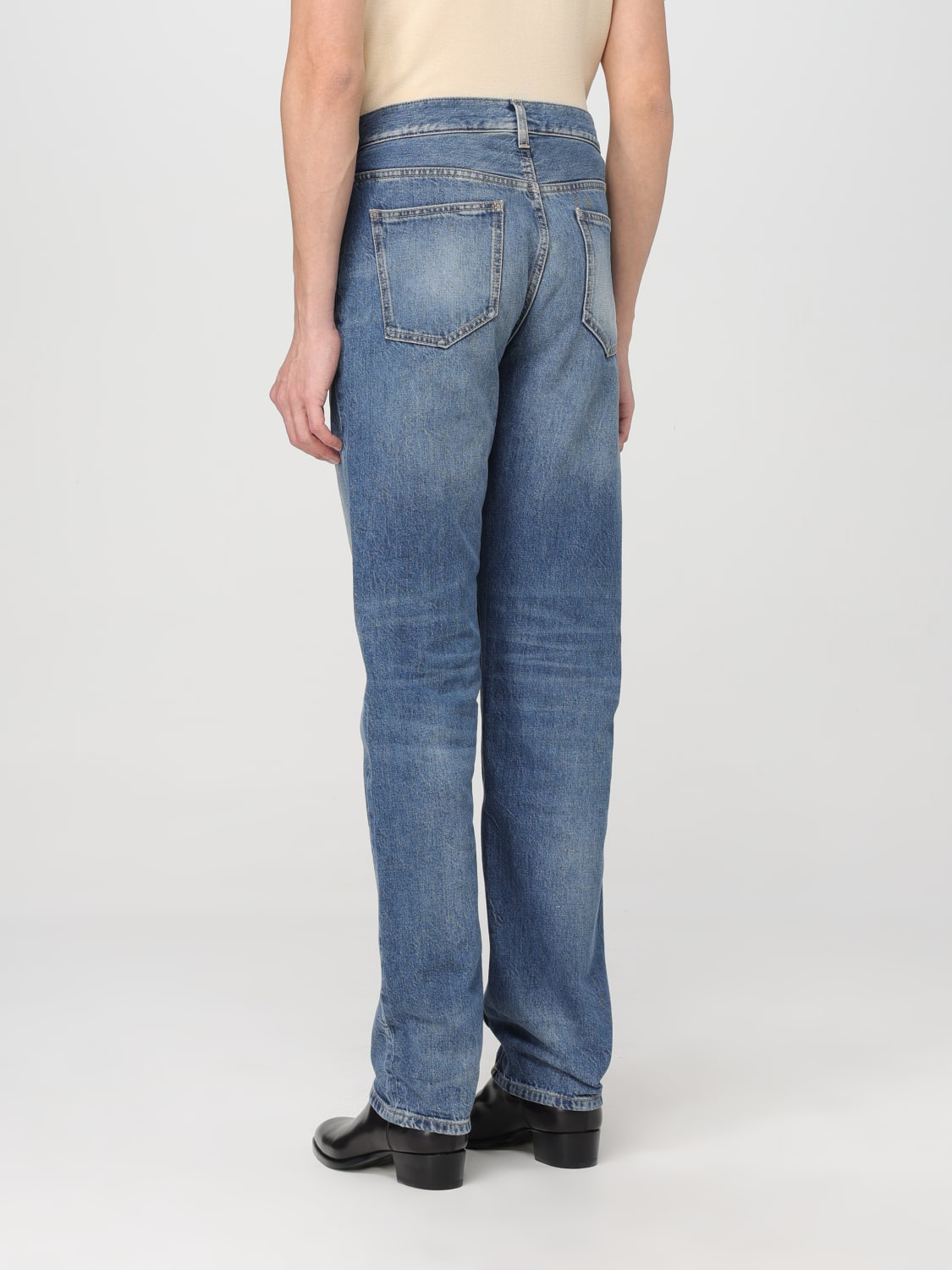 SAINT LAURENT: Jeans men - Denim | SAINT LAURENT jeans 757190Y09XB ...