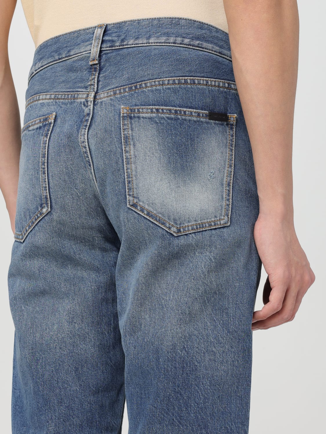 SAINT LAURENT: Jeans men - Denim | SAINT LAURENT jeans 757190Y09XB ...