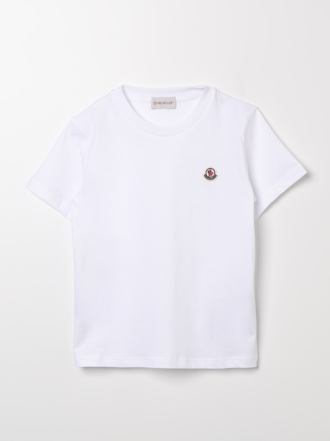 MONCLER: T-shirt kids - White | MONCLER t-shirt 8C0001883907