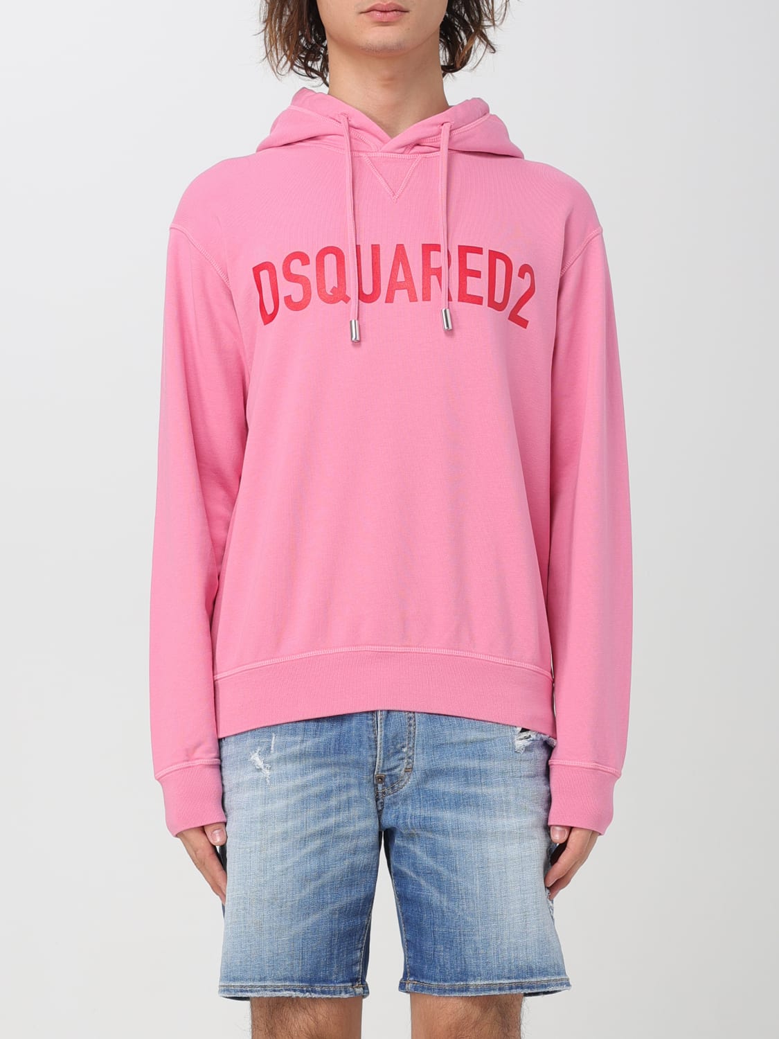 Dsquared pink hot sale sweatshirt