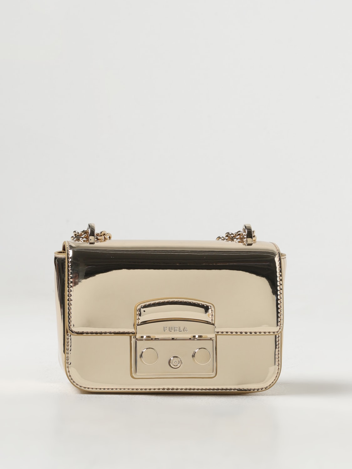 FURLA：ミニバッグ レディース - ゴールド | GIGLIO.COMオンラインの