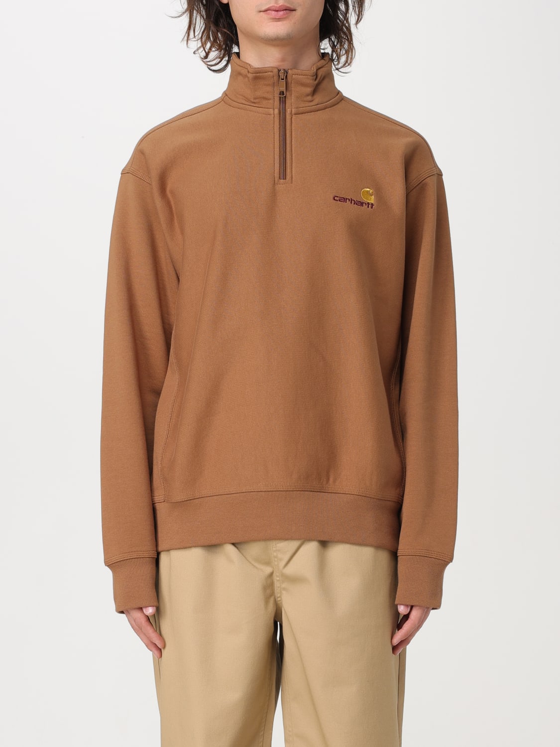 Carhartt sweatshirt hot sale brown