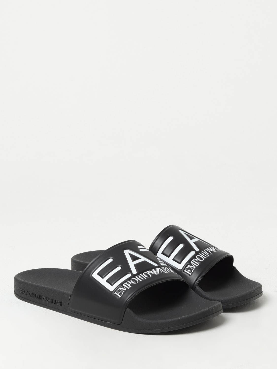EA7: Shoes men - Black | EA7 sandals XCP001XCC22 online at GIGLIO.COM