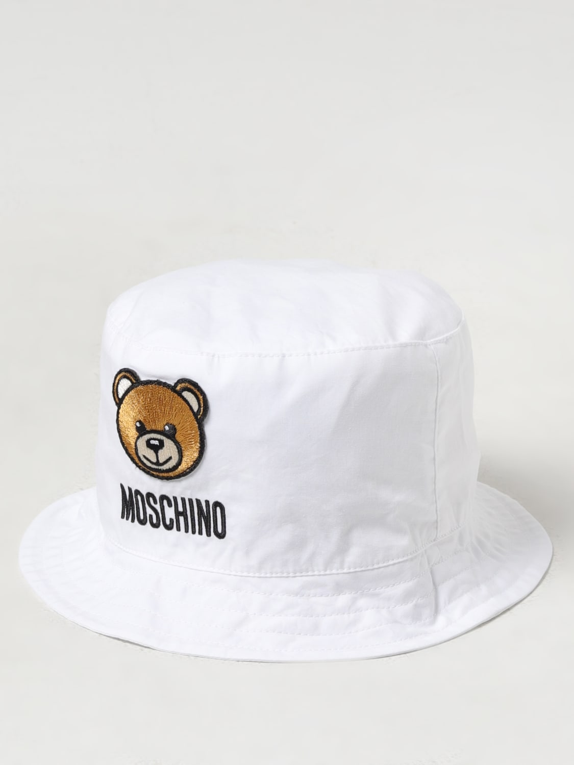 MOSCHINO BABY：帽子儿童- 白色| MOSCHINO BABY 帽子MNX032LLA11 在线
