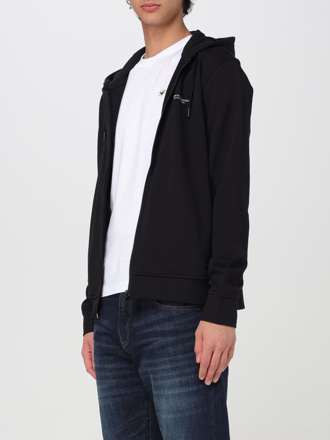 ARMANI EXCHANGE sweatshirt for man Black Armani Exchange