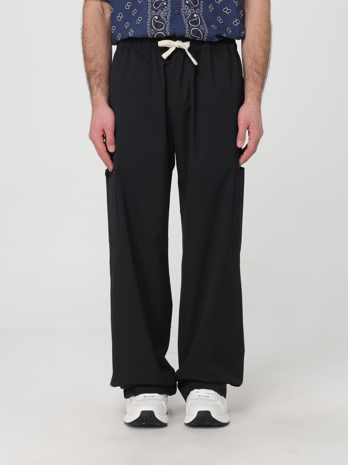 PALM ANGELS: Pants men - Black | PALM ANGELS pants PMCA157R24FAB001 ...