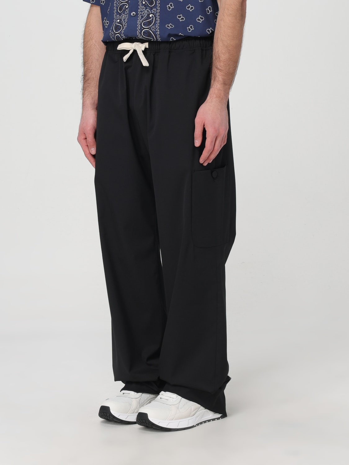 PALM ANGELS: Pants men - Black | PALM ANGELS pants PMCA157R24FAB001 ...