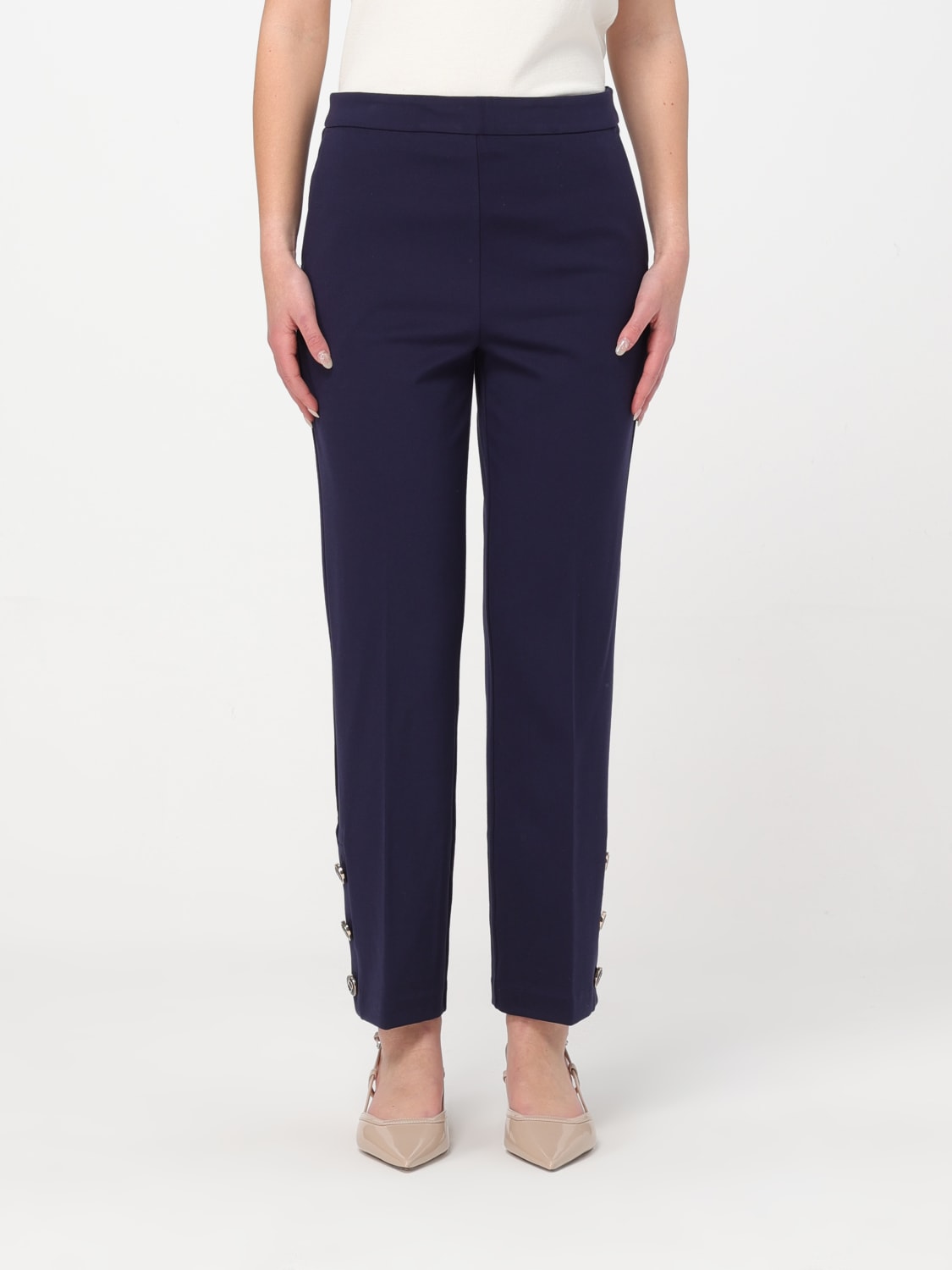 Twinset pants in viscose blend