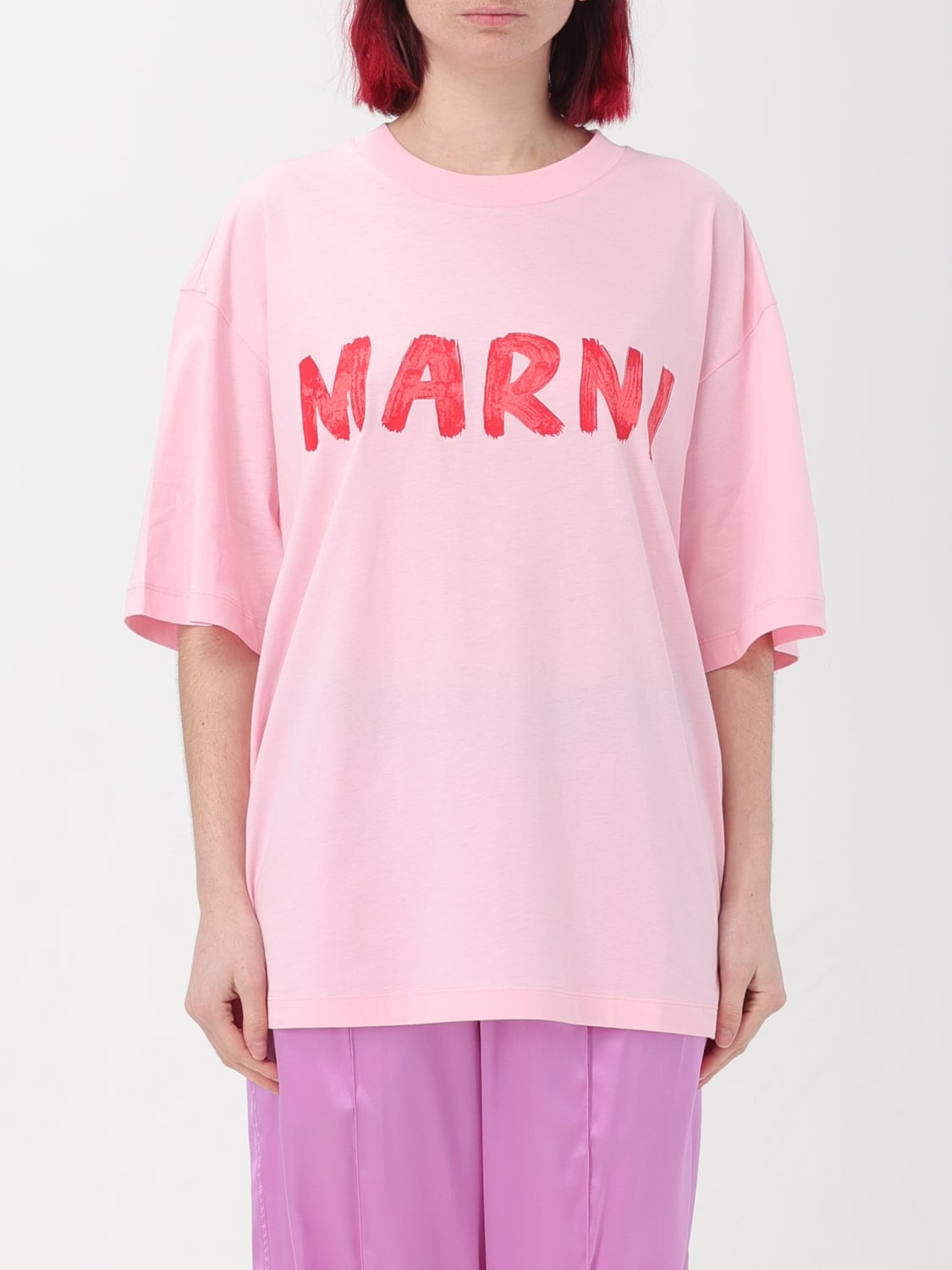 ショッピング人気商品 MARNI マルニ ネイビー Navy Tシャツ レディース ...