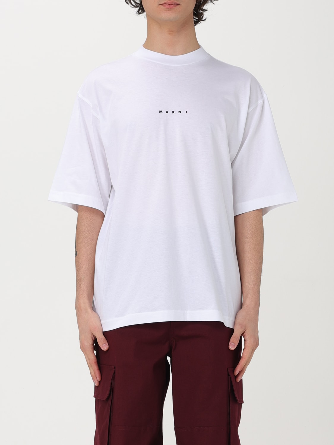 MARNI：Tシャツ メンズ - ホワイト | GIGLIO.COMオンラインのMARNI T