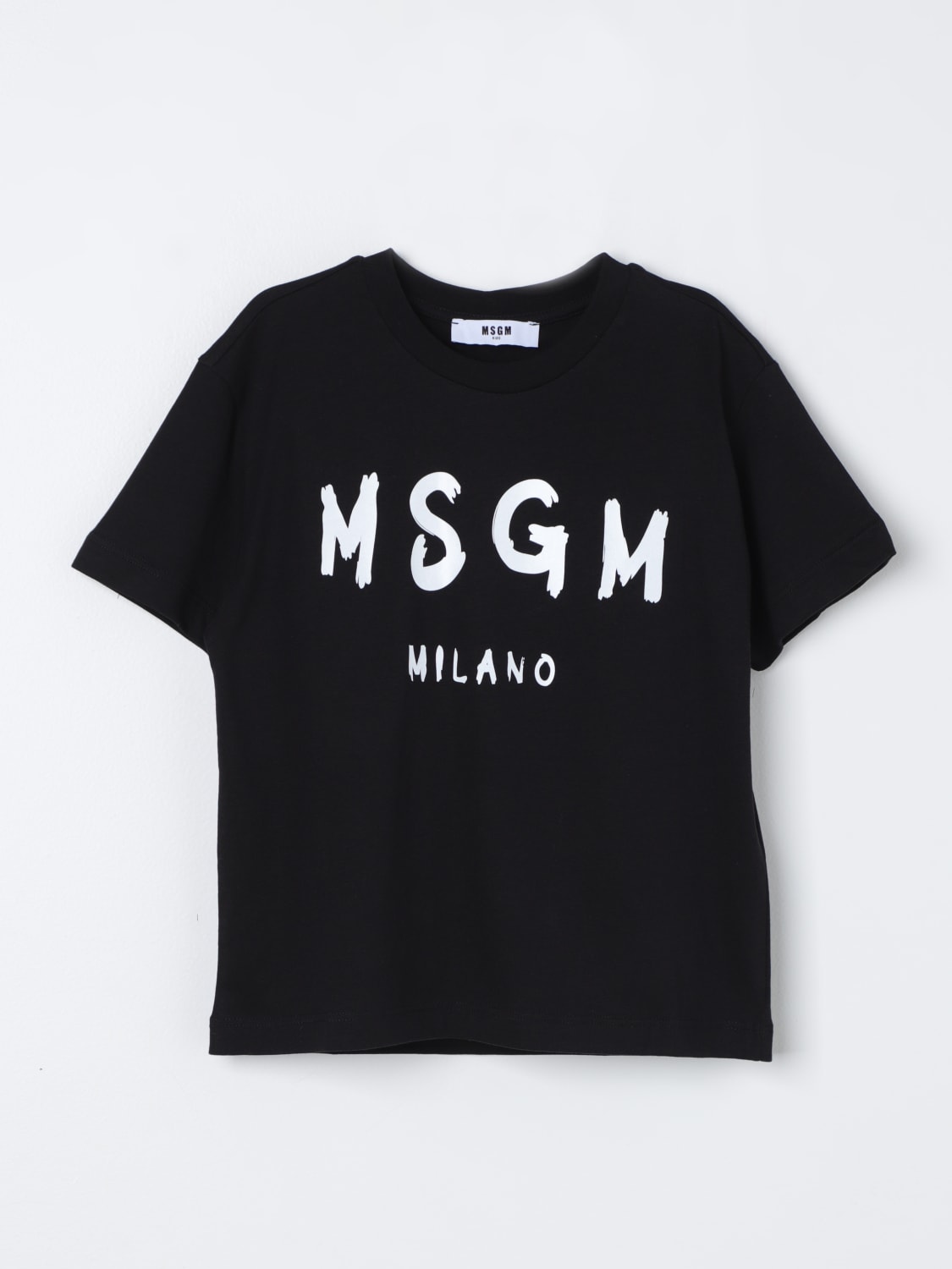 MSGM KIDS: t-shirt for boys - Black | MSGM Kids t-shirt