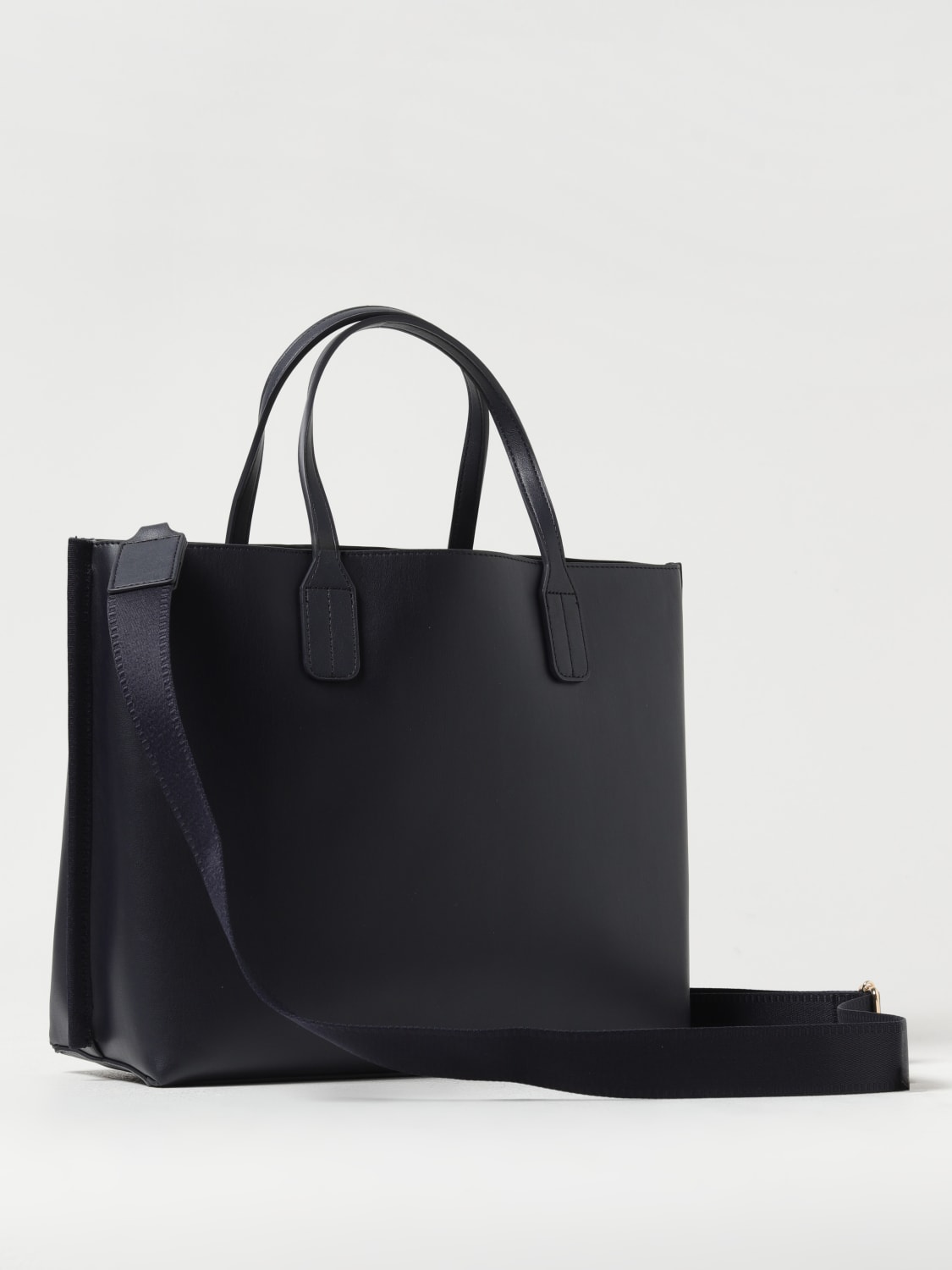 TOMMY HILFIGER: Shoulder bag woman - Blue | TOMMY HILFIGER tote