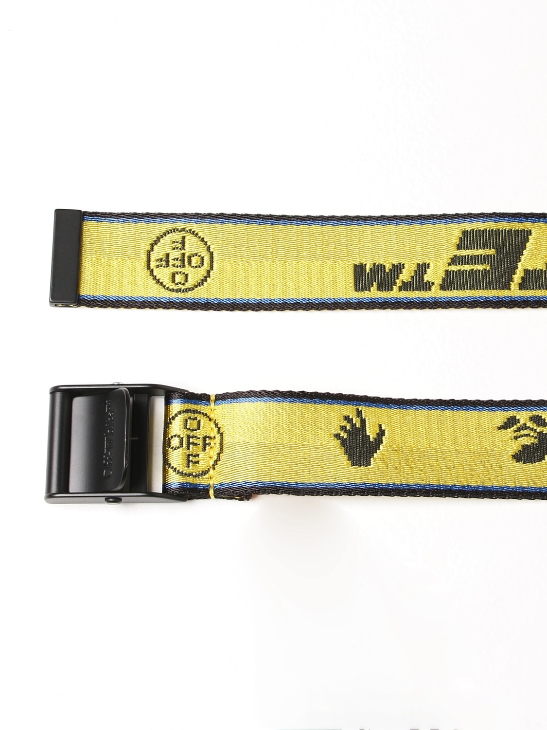 Buy Off-White Classic Industrial Belt 'Black/White' - OWRB009F20FAB0011001