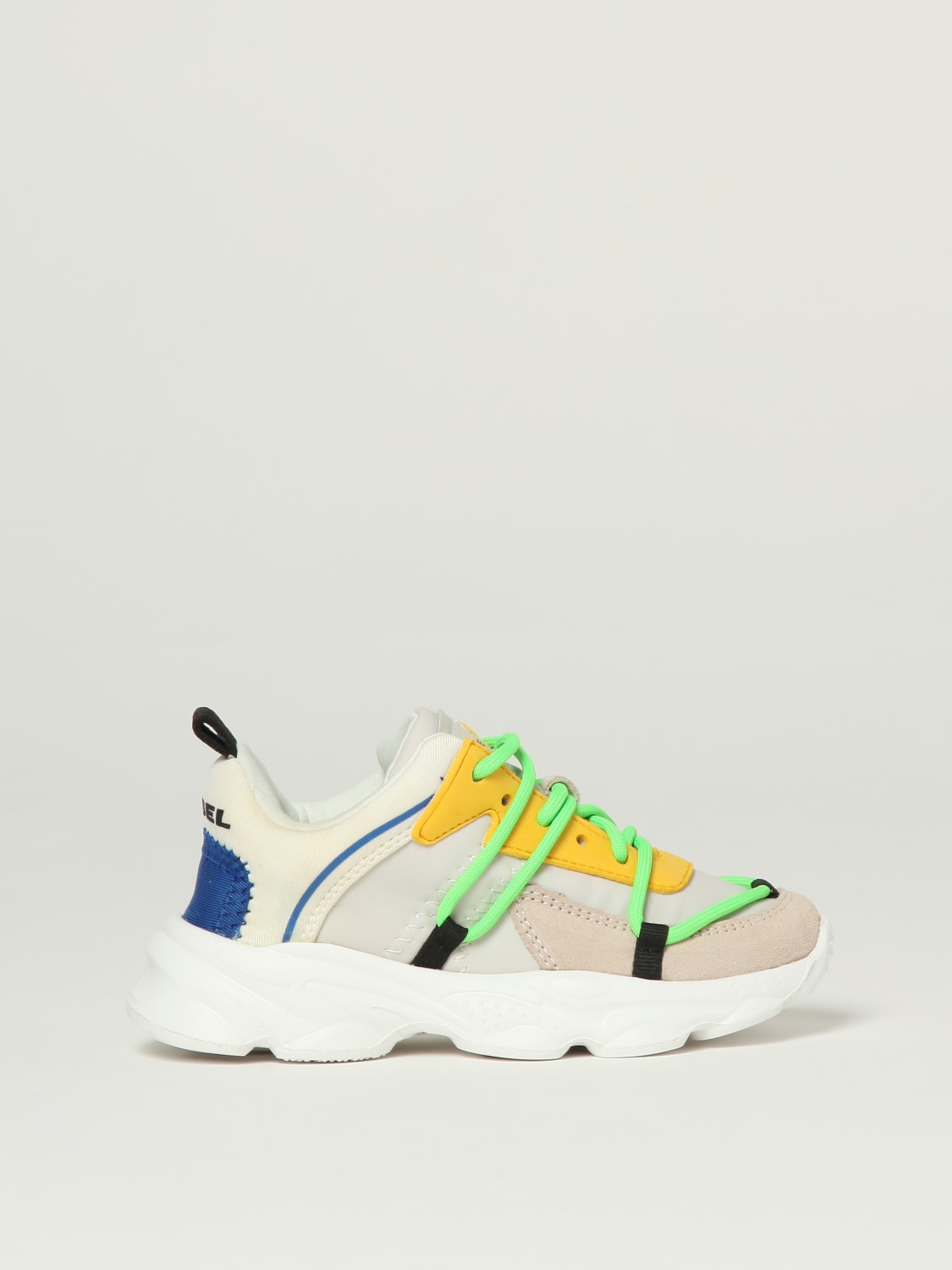 Diesel sneakers with fluo laces