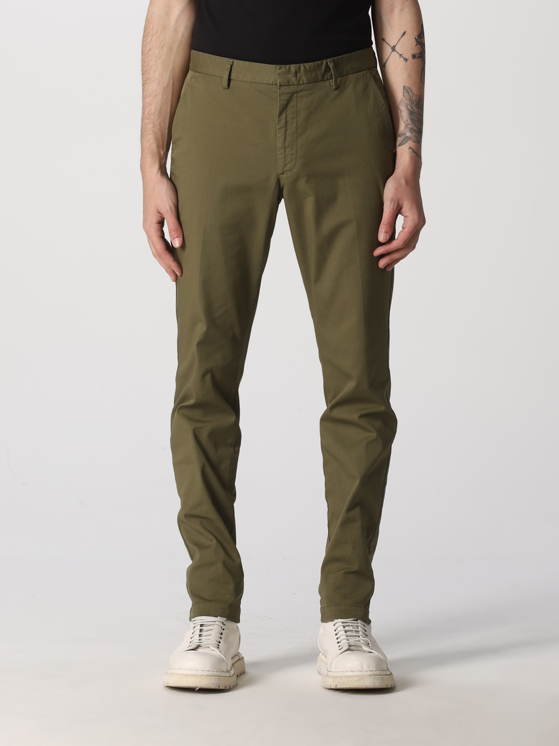 BOSS: Pants men - Green | BOSS pants 50468723 online at GIGLIO.COM