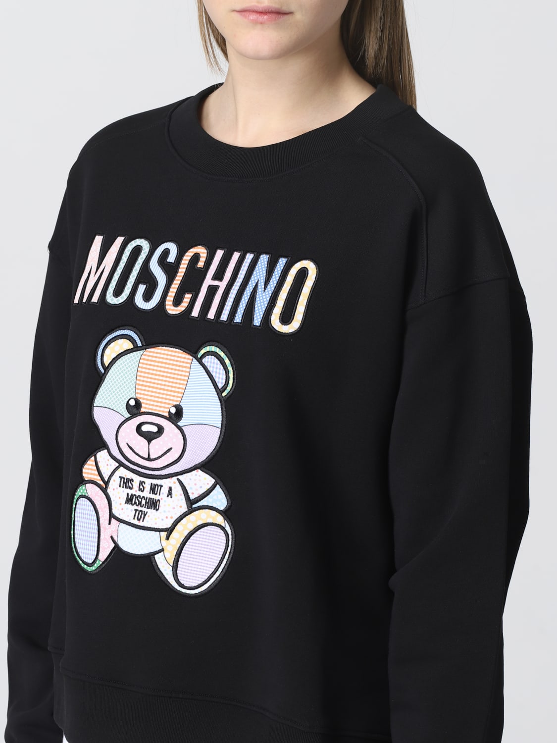 Moschino Couture Outlet cotton sweatshirt Black Moschino