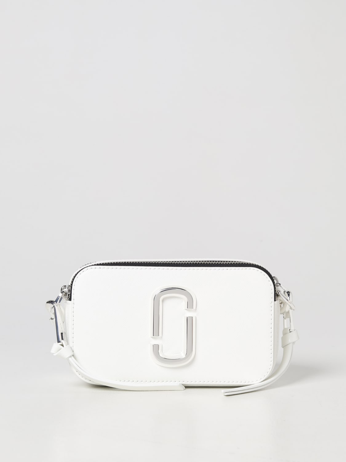 MARC JACOBS Outlet: The Snapshot Saffiano leather bag - White