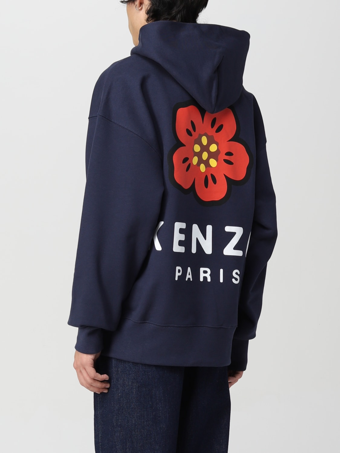 Felpa cheap fiori kenzo