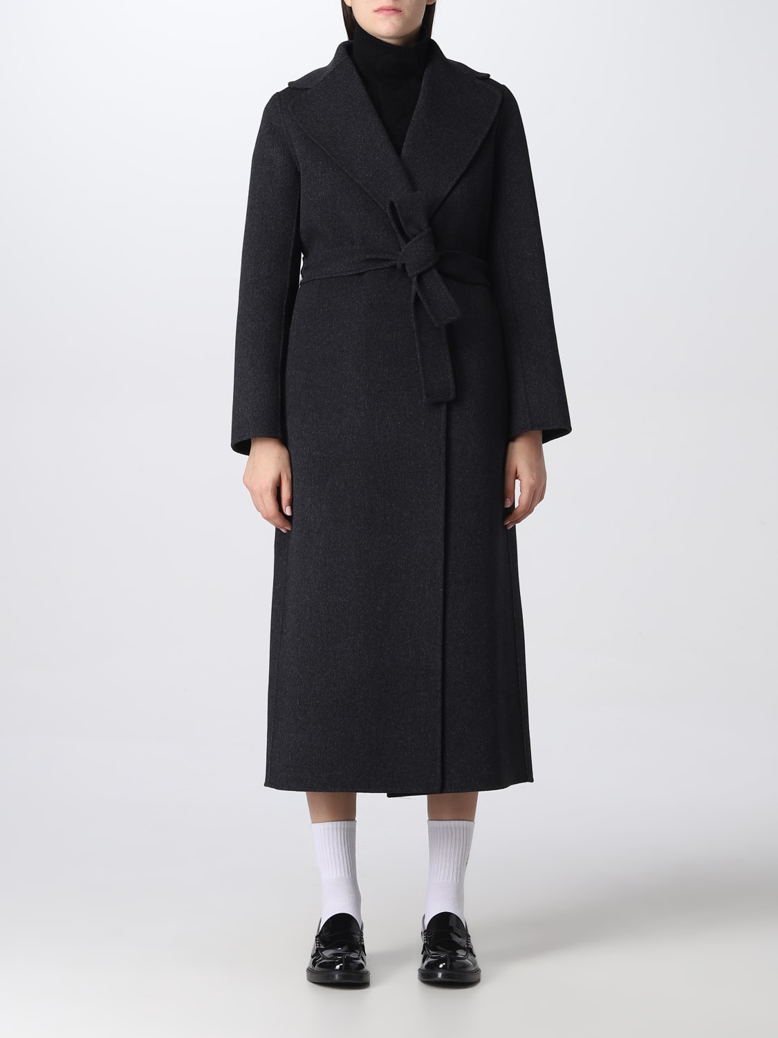 'S MAX MARA: Coat women S Max Mara - Grey | 'S Max Mara coat ...