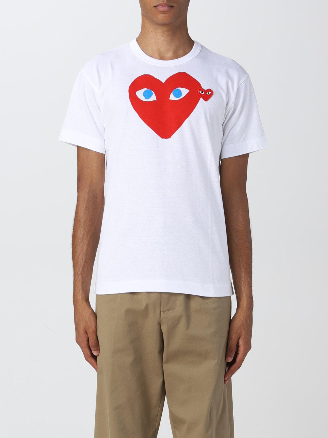 COMME DES GARCONS PLAYアウトレット：Tシャツ メンズ