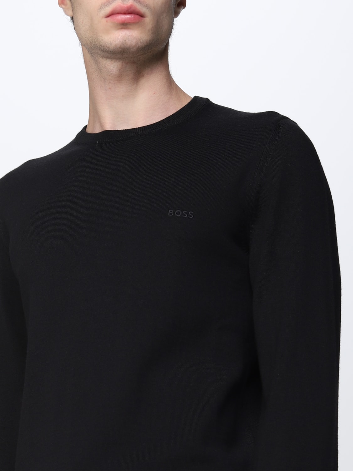 Hugo boss hotsell sweater black