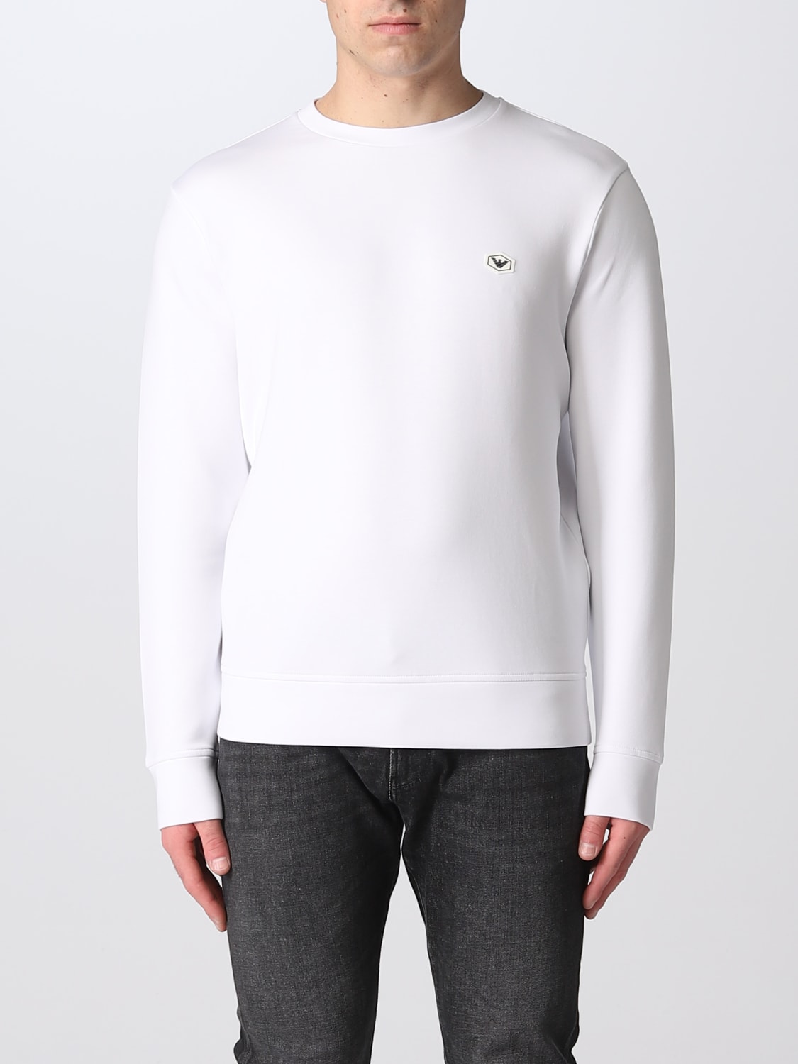 EMPORIO ARMANI Outlet Sweatshirt men White EMPORIO ARMANI