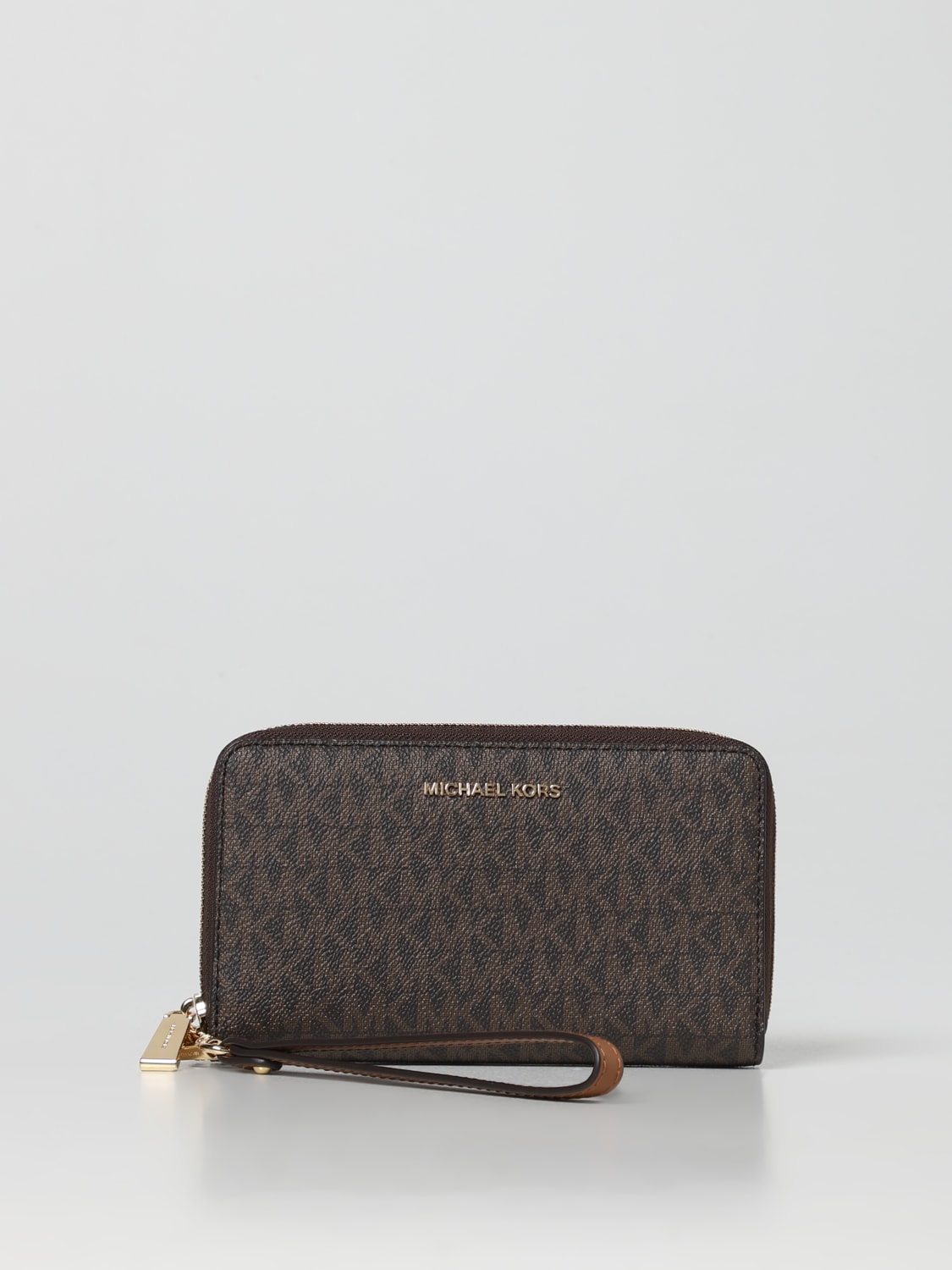 MICHAEL KORS: Wallet women Michael - Brown | MICHAEL KORS portafoglio ...